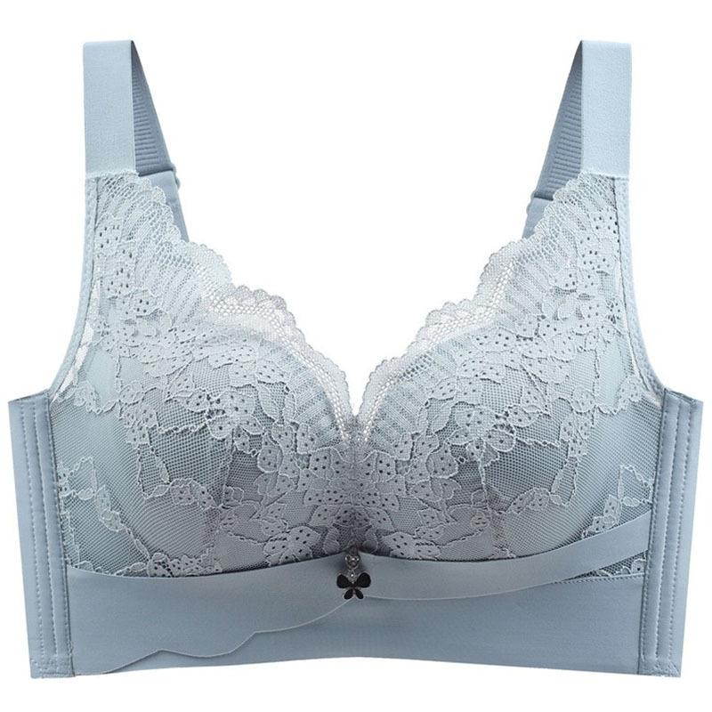 Large-sized Bra Women's Thin Cup Underwear Lactation Adjustment Bra Push Up Bra