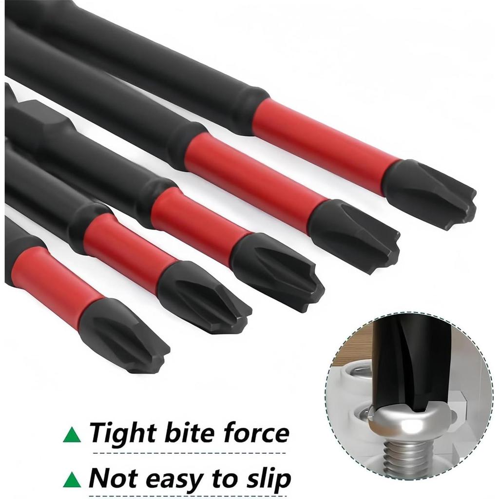 Screwdriver Bit Sets Anti Slip Screwdriver Bit Set Ratchet Wrench Heavy-Duty Driver Extension Anti-Slip Adapter Tool For Home