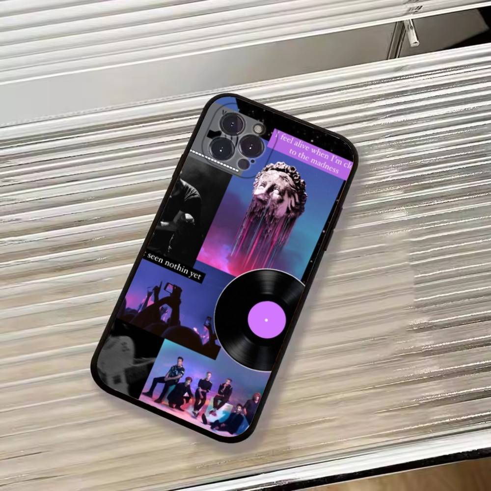 Rock B-Band OneRepublic Phone Case For iPhone 17, 16,15,14,13,12,11 Plus,Pro Max, Others Soft Black Cover