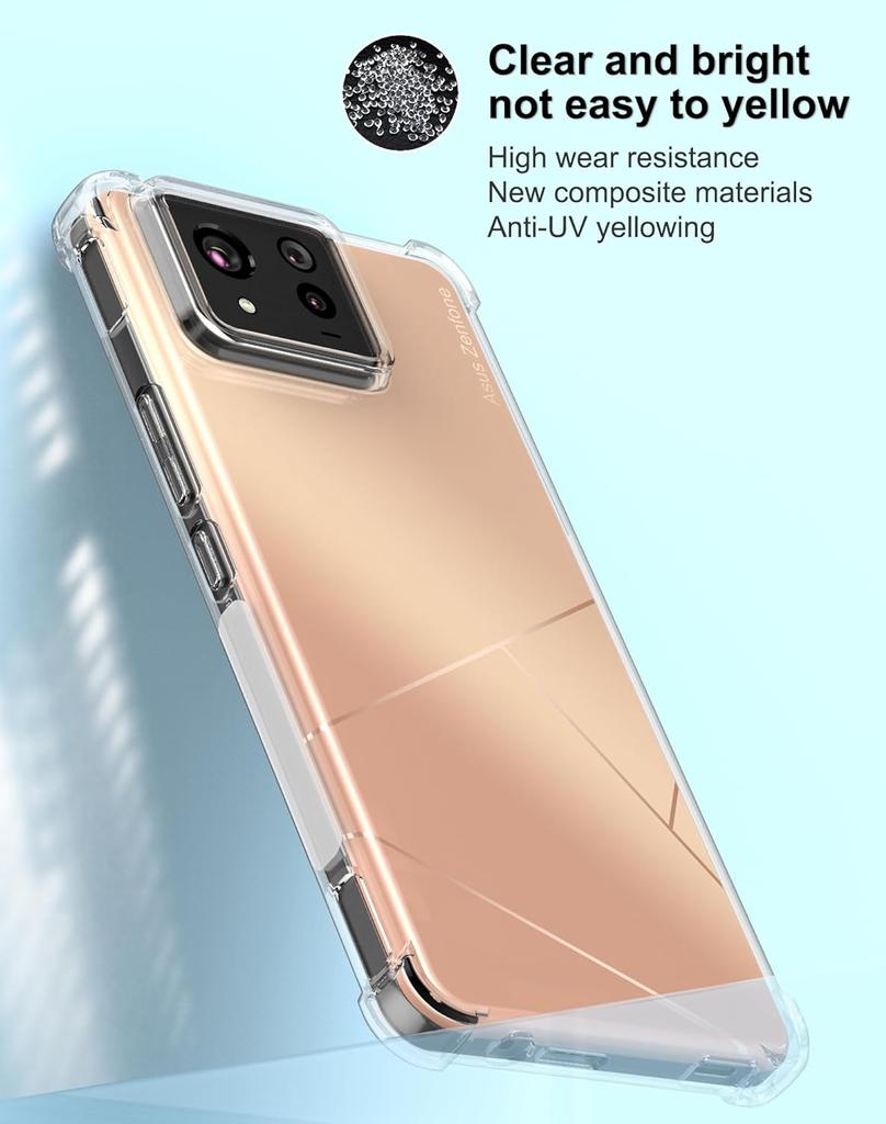 TPU Transparent Phone Case for Asus Zenfone 11 Ultra Zenfone 10 9 Protective Cover Shockproof Fundas Capa
