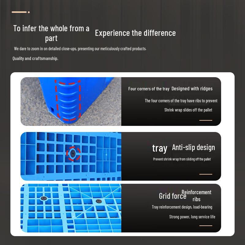 Heavy-Duty Plastic Grid Pallet