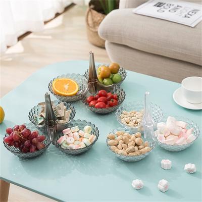 Convenient Easy To Use Anti-wear Anti-deform Elegant Detachable Snack Plate for Canteen Cake Plate