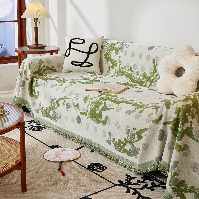 Sofa Towel a Whole Full Covered Chinese Ancient Style Living Room Rosewood Sofa Seat Cushions All-Inclusive Four Seasons Universal Sofa Cover Cloth