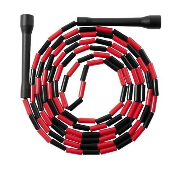 Bamboo Patterned PE Beads Jump Rope for Students & Adults - Sports Training & Competition