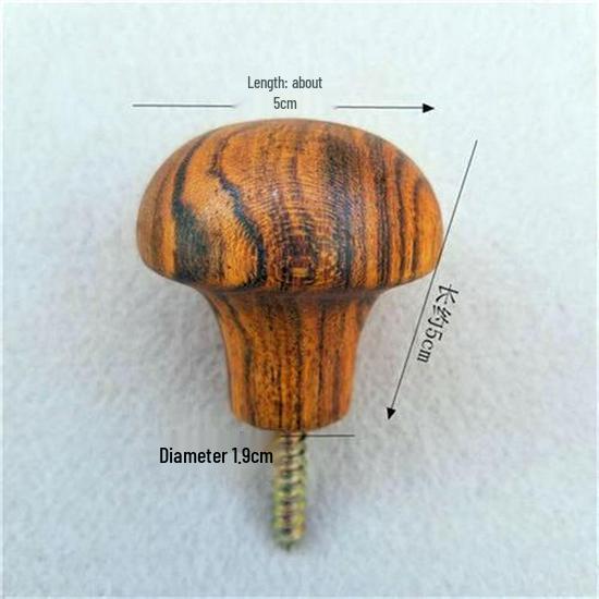 Желтая палисандровая трость для пожилых с закругленной деревянной ручкой - Бесплатная доставка