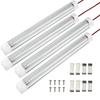 4 Pack 12V 108 LEDs Car Interior LED Light Bar Led Light Strips with ON/OFF Switch for Car Trailer Truck Van