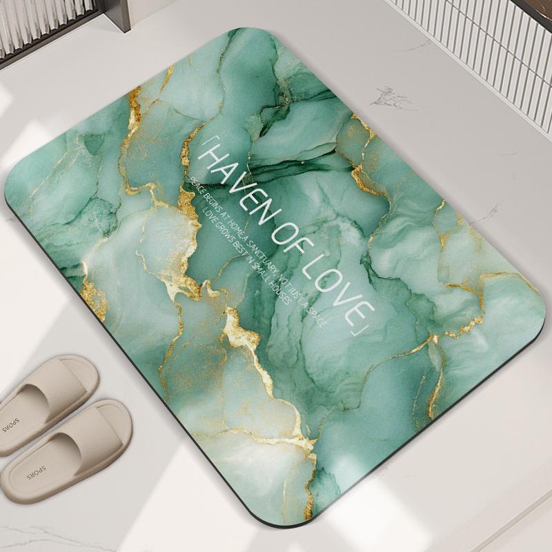 Diatom mud absorbent mat, bathroom floor mat, bathroom floor mat, door non-slip mat, diatomaceous earth mat, absorbent foot mat