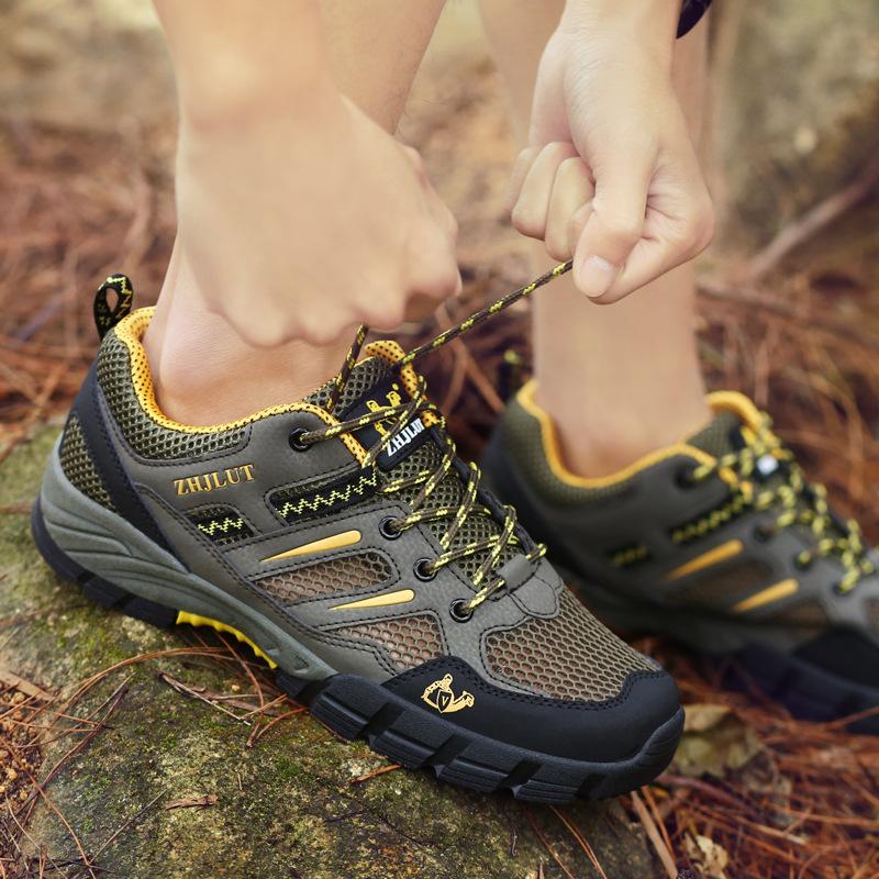 

2025 весна и лето новая повседневная обувь для улицы пара сетчатая обувь обувь для хайкинга резиновая обувь для хайкинга спортивная обувь женская 44 армия зеленый