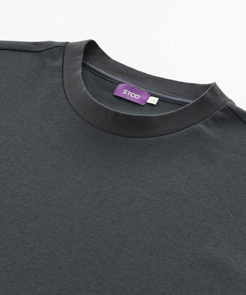 STCO Solid Short Sleeve Sweatshirt_Green (Oversized)_Stsvb57Ose