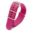 Rose Gold Buckle Nylon Watch Strap - Canvas Replacement for DW Watches