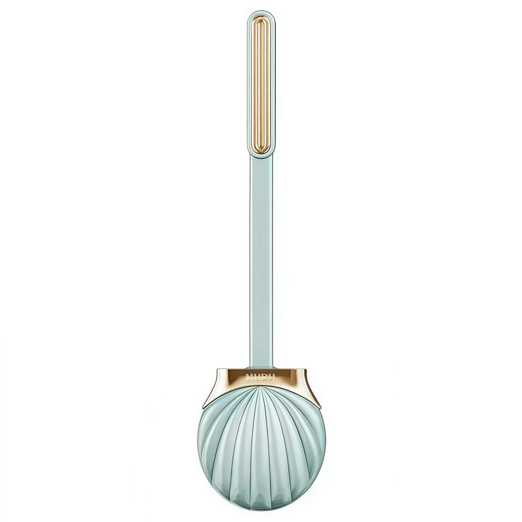 Silicone Toilet Brush with Holder Set for Bathroom Long Handle Silicone Flat Toilet Brush No Dead Corner Cleaning Brushes Tools
