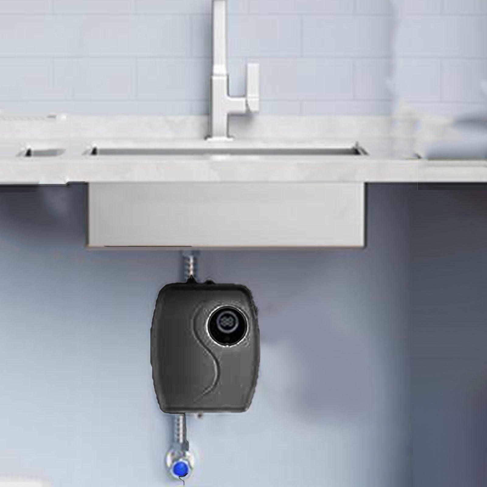 

Мини-водонагреватель 3800 Вт Вход и выход G1/2 Электрический нагреватель для кухни, квартиры, ванной комнаты, автодома Черный водонагреватель 220V