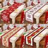 Christmas Snowflakes Table Runner Christmas Decorations For Home 2026 Xmas Table Cover Winter Holiday Kitchen Dining Table Decor