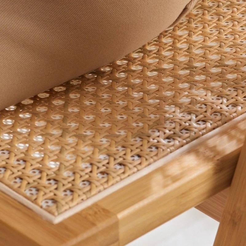 Foldable Dining Chair Bamboo Portable Modern Comfortable Dining Chairs Minimalist Relaxing Rattan Chair Home Interior Furniture
