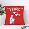 Greenland MAGA  Anti  Square Pillow Covers Polyester Home Cushion Cover Cool Decor Throw Pillow Case 4040