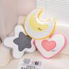 Starry Sky Plush Cushion Pillow Cloud Rainbow Heart Print Home Gifts Decoration