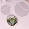Transparent Badge Display Sleeve Round Card Storage Case Anime Badges Decoration Protective Sleeve PVC Badge Protector Case