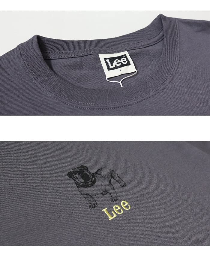 Lee Official Short Sleeve Bulldog Print Yellow Small T-Shirt LT3076-117