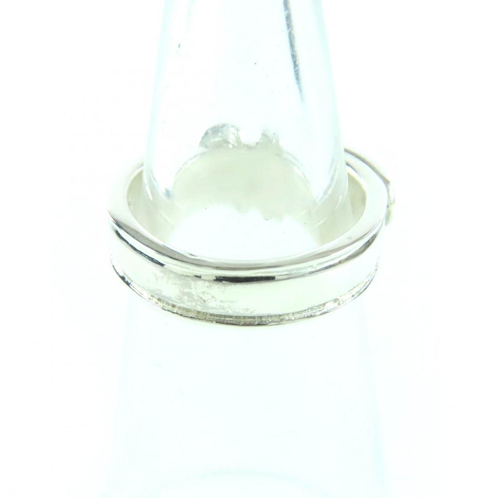 Excellent HERMES Ring Saintur Silver SV925 Women 48 Used