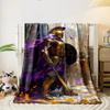 Goldene spartanische Krieger-Decke Schlafzimmer-Decke für Wohnzimmer-Sofa Mittagspause Weicher Überwurf für Freundes-Festival Geschenk