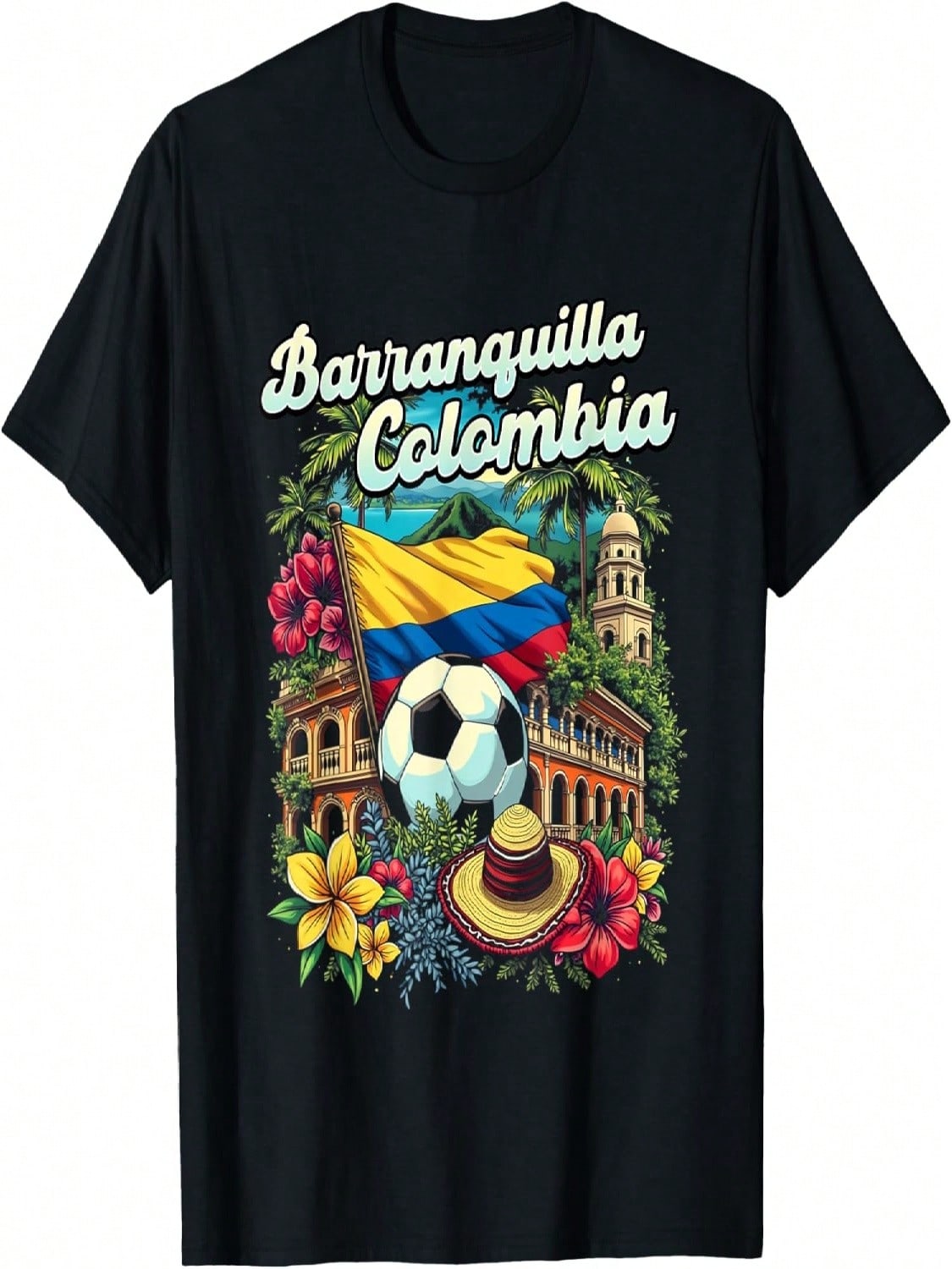 Barranquilla Vacation Colombia Travel Colombian Trip T-Shirt S разноцветный
