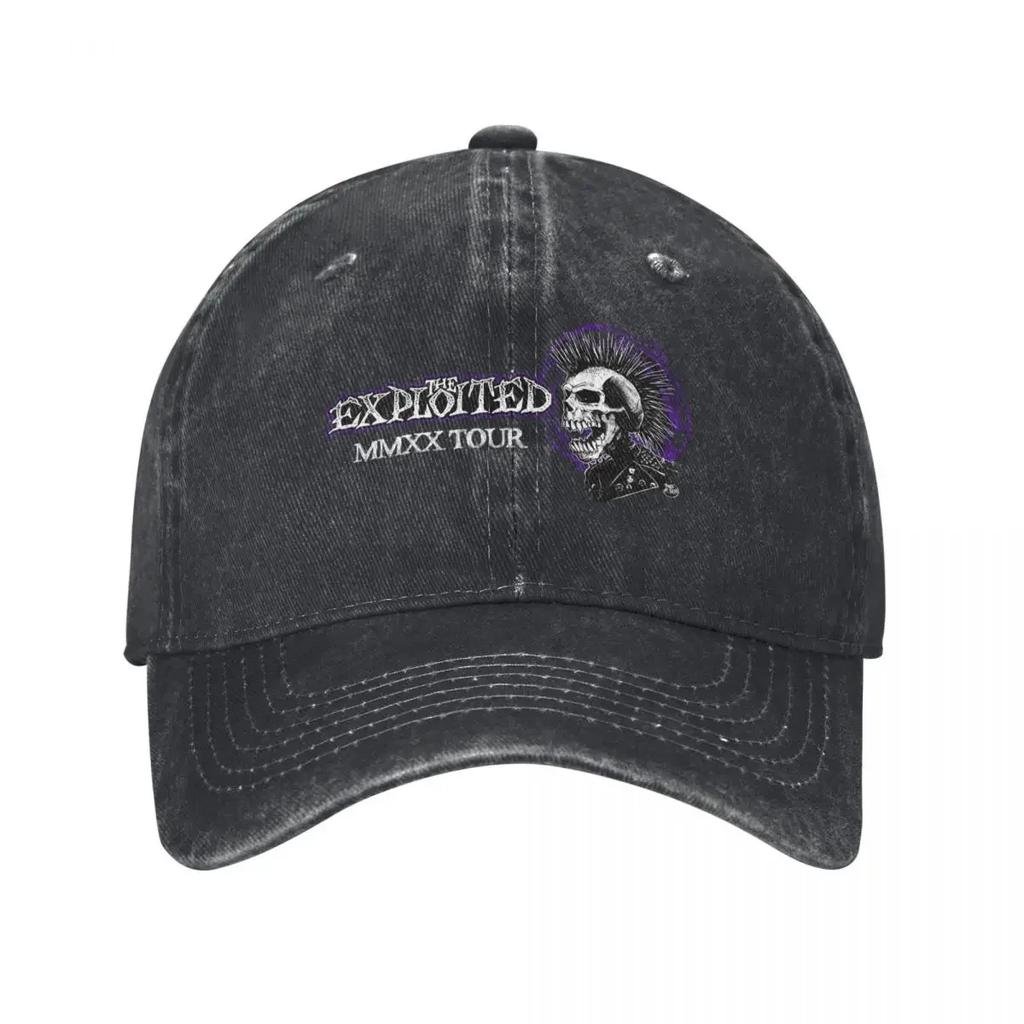 The Exploited Skull Baseball Cap Retro Distressed Cotton MMXX TOUR Sun Cap for Unisex WoUnisex Outdoor Activities Caps Hat