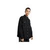 Li Ning Wade Series Long Sleeve Polo Loose Denim Jacket Men Jackets Black AJDR243-1