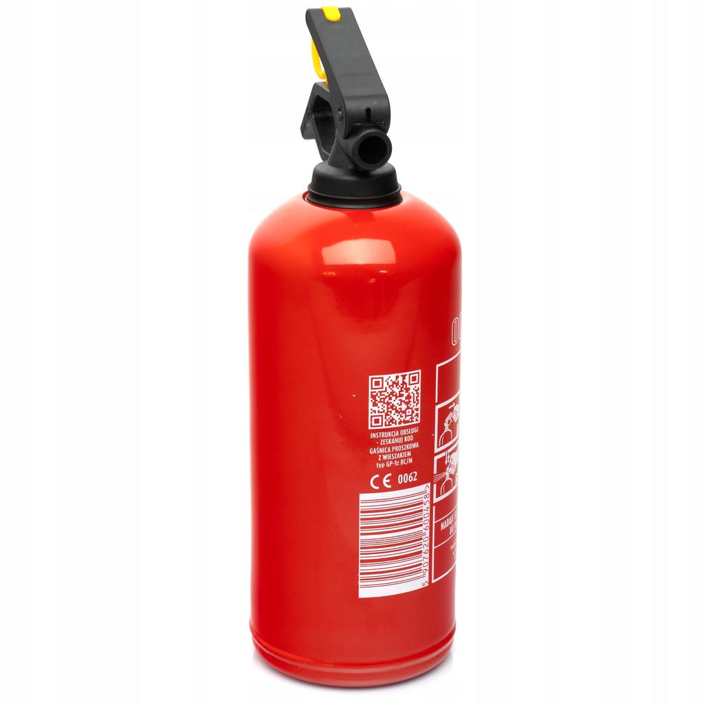 CAR POWDER FIRE EXTINGUISHER OGINOPROŃ BC 1kg FOR CAR 2024 5 YEARS