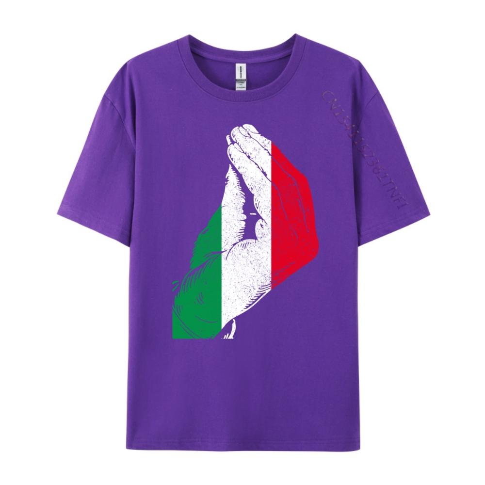 Italy Hand Gesture Italy Flag Pride Free Shippping Clothes Luxury Tshirt Birthday Cute Oversized T Shirt