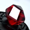 Fancy AAA++ Schliff, zertifizierter, 111,32 ct, im Labor hergestellter roter Rubin, loser Edelstein, VA-585