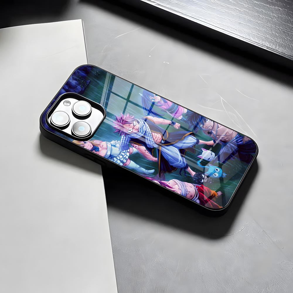 ANIME FAIRY TAIL Phone Case For IPhone 17 Pro Max 15 Pro 16 14 Plus 12 13 Mini 11 Pro Shockproof Glass Cover