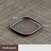 Retro Alloy Round Square Coaster Tea Set Accessories Lucky Cloud Pattern Cup Holder Insulation Pad Coffee Mat Desktop Decoration