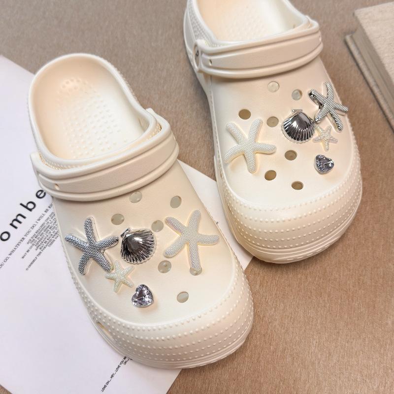 Shoe Decorations Imitation Pearl Colorful Flower Handmade DIY Beaded Shoe Buckle Shoes Decorative Accessories 2026 Fashion New