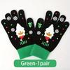 Christmas Warm Knit Gloves Touchscreen Five Finger Winter Gloves for Adults and Kids Soft Thermal Accessory Perfect Holiday Gift