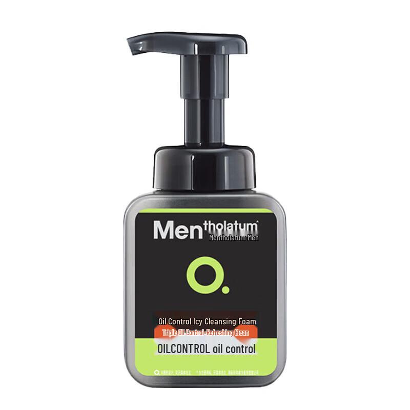 Mentholatum Men's Ice Cool Oil Control Facial Foam Cleanser (2-Pack)
