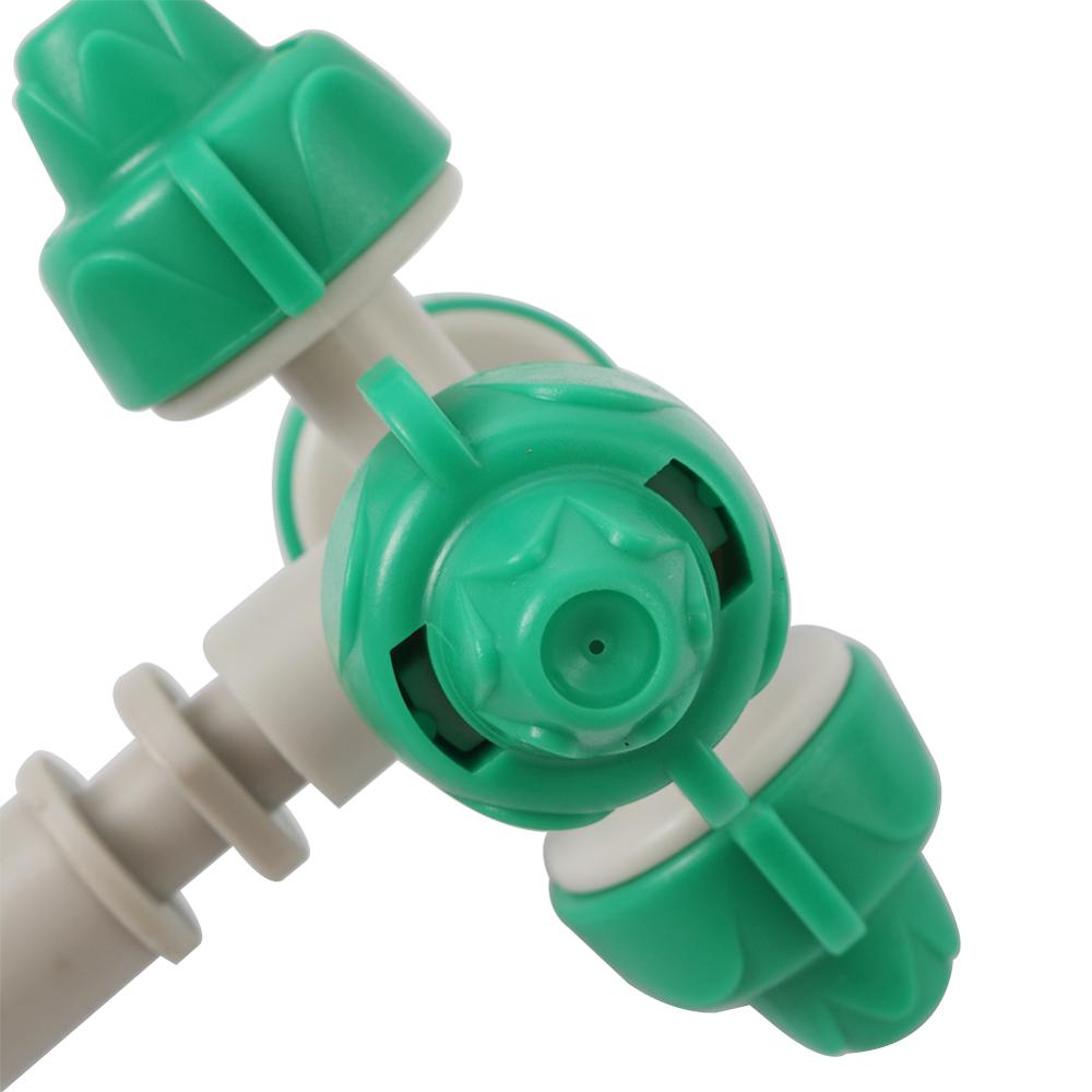 5 set Kryss 0,5 mm Munstycke Atomiserande Dimmunstycke Trädgård Gård Bevattning Växthus Fuktning Kylning Landskapsarkitektur Sprinkler