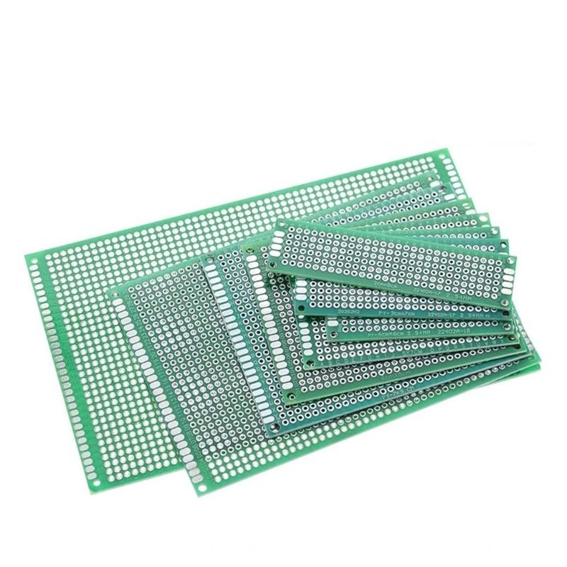 32Pieces Fiberglass Prototyping Board 6 Size Mounting Holes For LED Resistors Sensorings IC Components