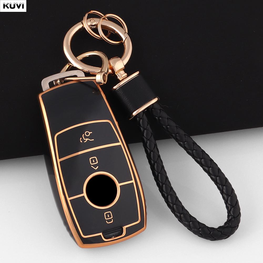 Fashion TPU Car Key Case Cover for Mercedes Benz E C S GLC Class E200 E400 E63 W213 S550 S560 C260 A200 Key Shell Protector