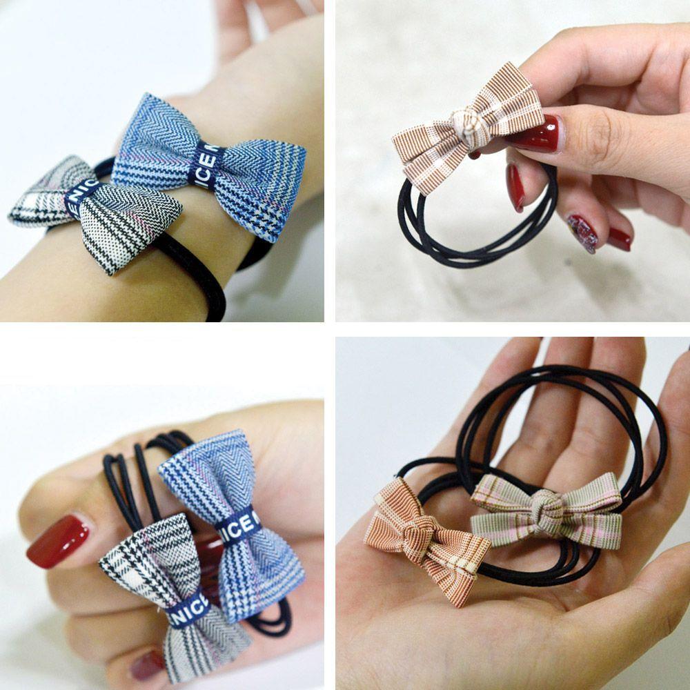 

Резинка для волос лента 3-слойная прочная эластичная резинка для волос повязка для волос Medium 10P