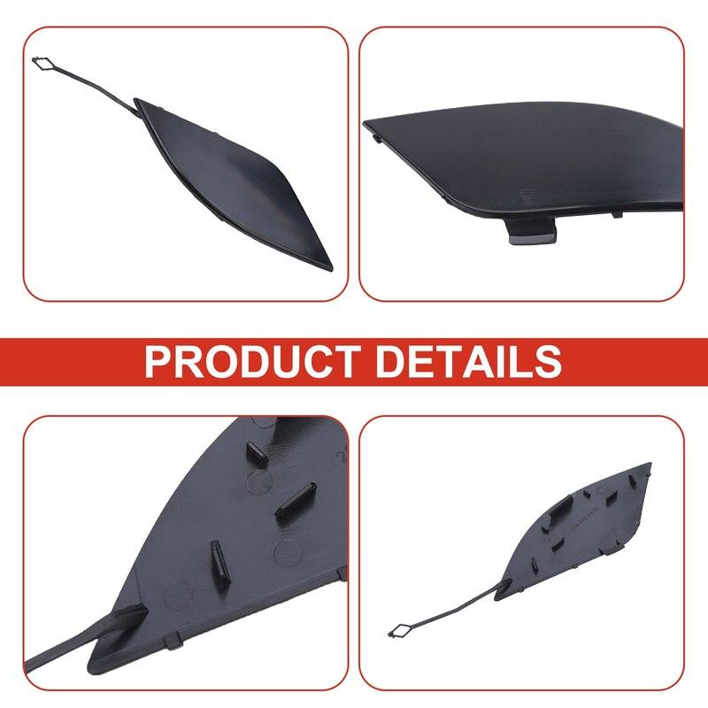 1x Car Rear Bumper Tow Hook Covers Eye Cap For Mercedes C Class W204 Saloon Sedan 2007-2011 Plastic 2048850823 Exterior Part