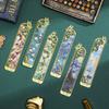 Creative Metal Chinese Style Hollow Bookmark Retro Flower Bookmark Metal Bookmark School Supplies for Children