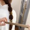 4 Pcs Solid Widen Thicken Hair Band Ropes Women Ponytail Holder Hair Tie Scrunchies Rubber Bands Korea Fashion Hair Accessories