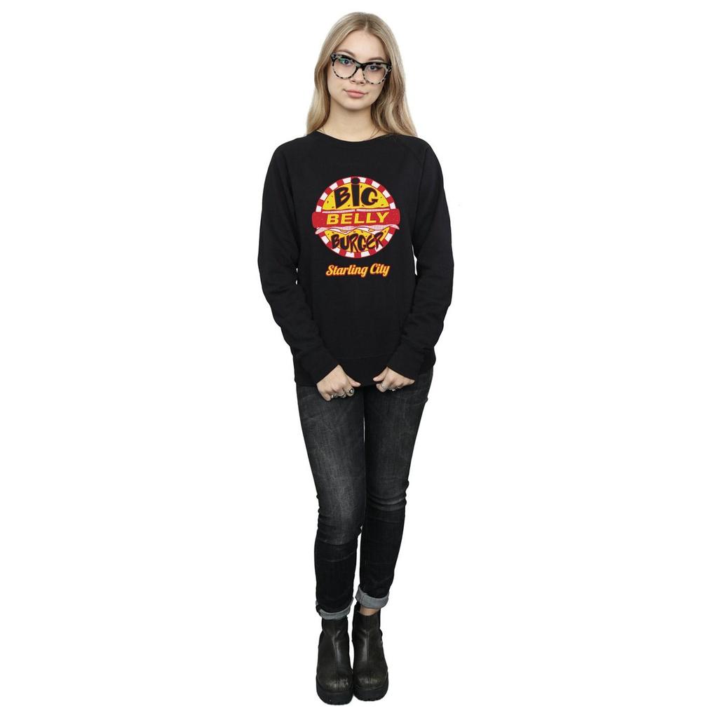 DC Comics Womens/Ladies Arrow Big Belly Burger Logo Sweatshirt