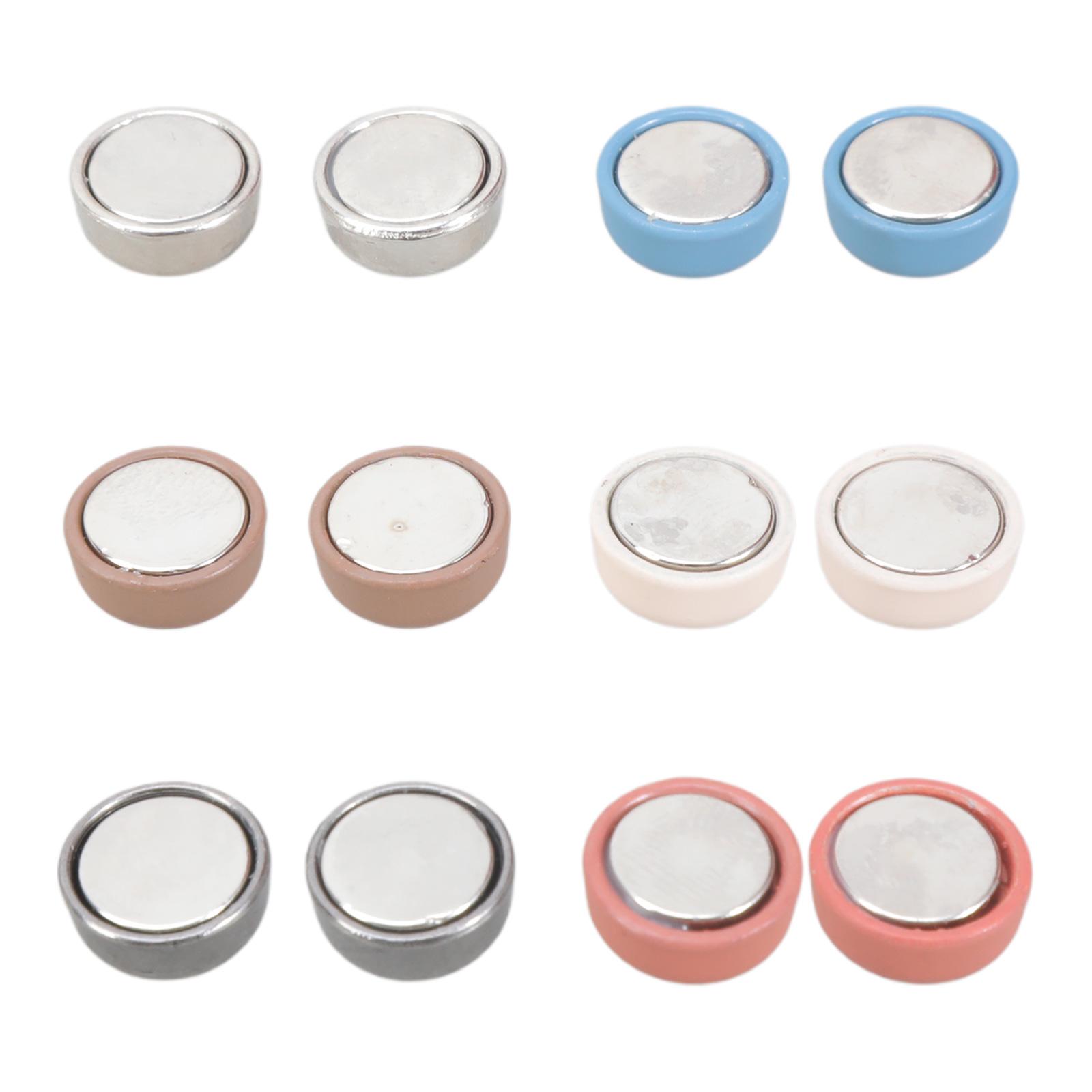 

6 пар практичных держателей для шарфов, магнитные кнопки, булавки для шарфов, булавки для платков, держатель для шали, аксессуары для одежды для женщин B