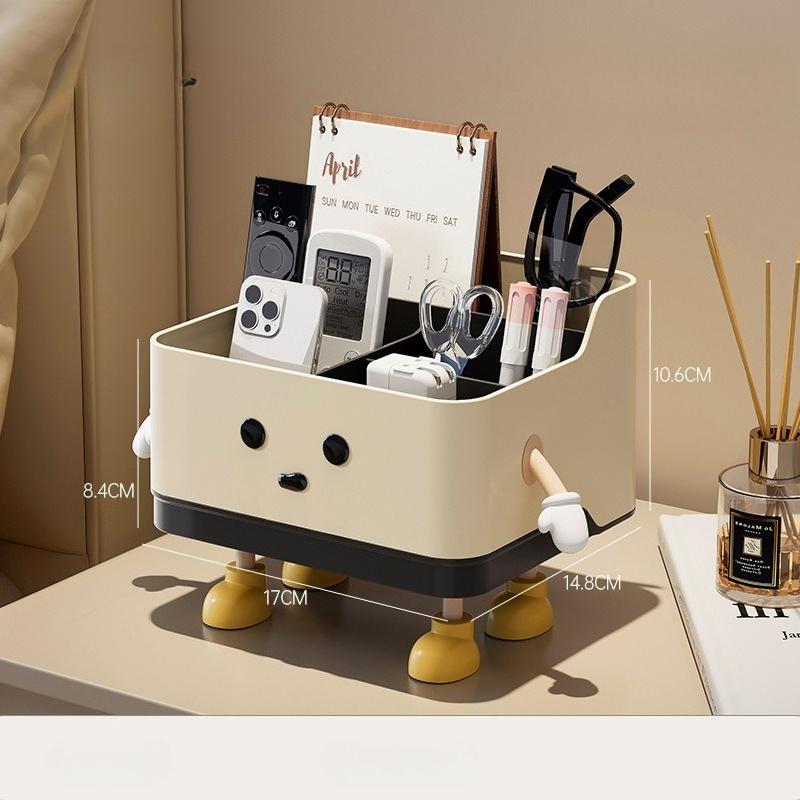 Desktop Storage Box Living Room Remote Control Miscellaneous Organizer Box Makeup Organizer Office Desk Stationery Organizer