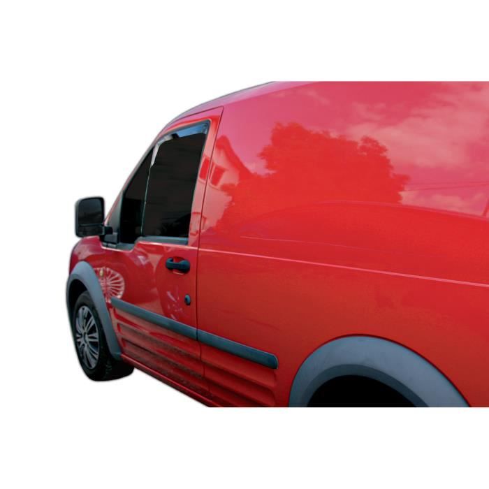 Wind Deflectors - SCOUTT - Ford Transit Connect 2004-2013 - Smoked - Reinforced Acrylic - Easy Installation