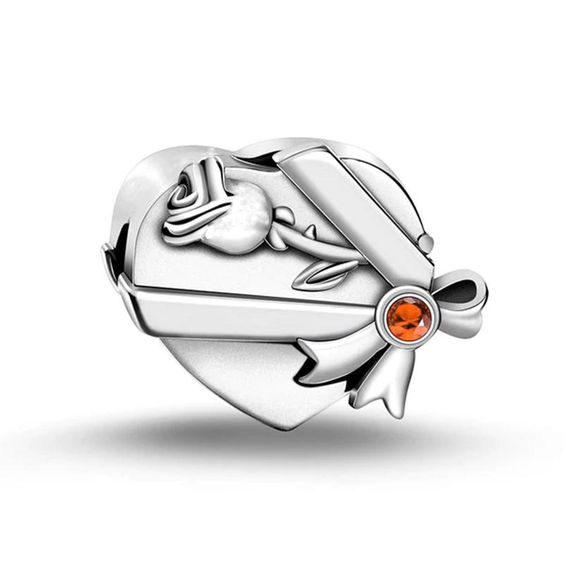 Neuer Kupfer-Cupido Kleeblatt Braut Anhänger Schmuckperle Passend für Original Charms Armband Schmuck Zubehör