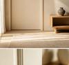 Bureau White Travertine Magnetic Silent Door Handle for Modern Luxury Bedrooms