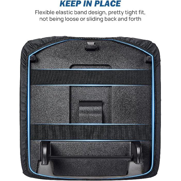 JOYTUTUS Center Console Cover Compatible With Silverado Sierra 2014 2015 2016 2017 2018 Jump Seat, Leather Arm Rest Armrest Cover For Car, Durable