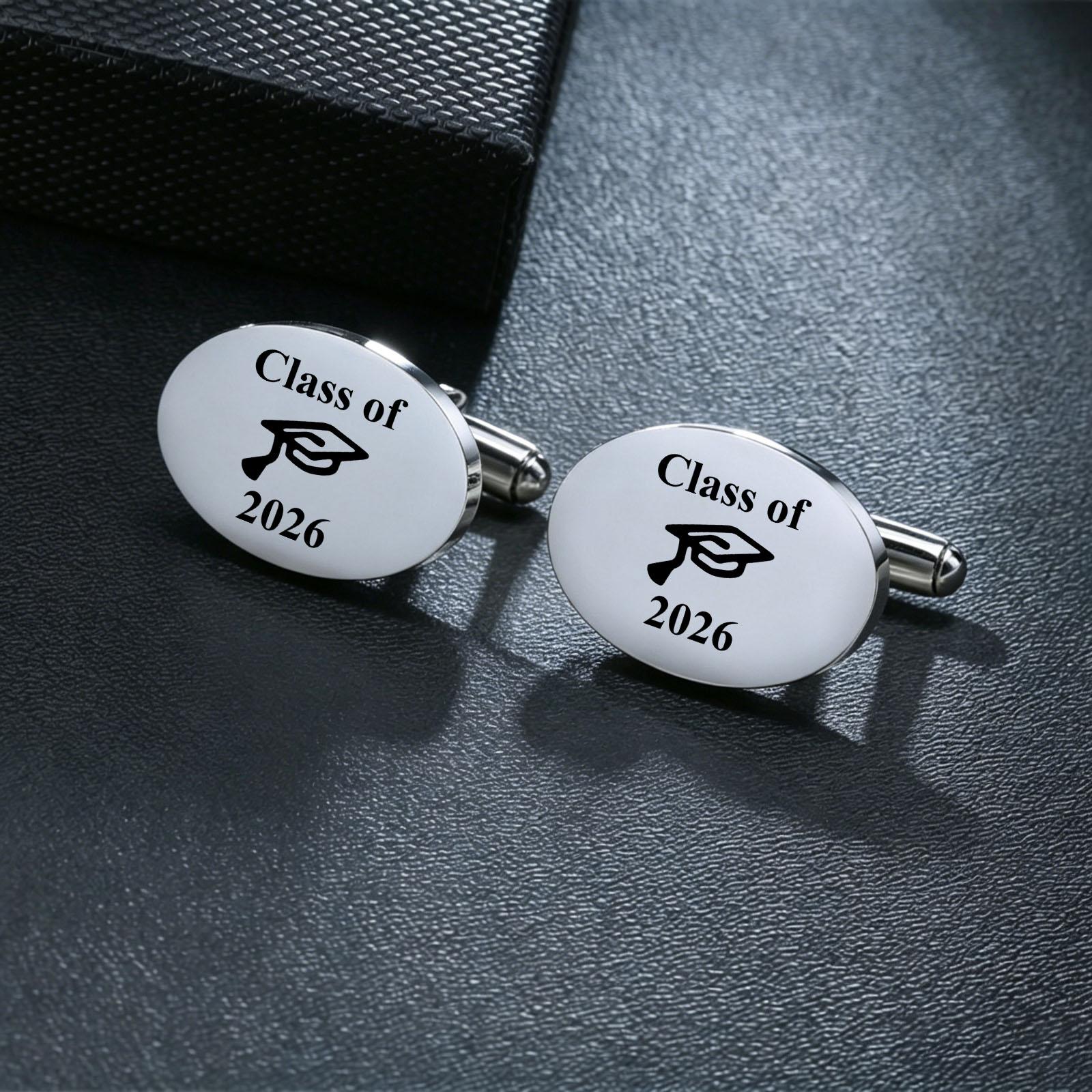 

Custom Name Cufflinks for Women Men Groom Shirt Initials Cufflink Luxury Personalized Jewelry Weddings Graduation Gifts